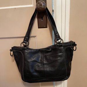 The Sak Black Leather Satchel